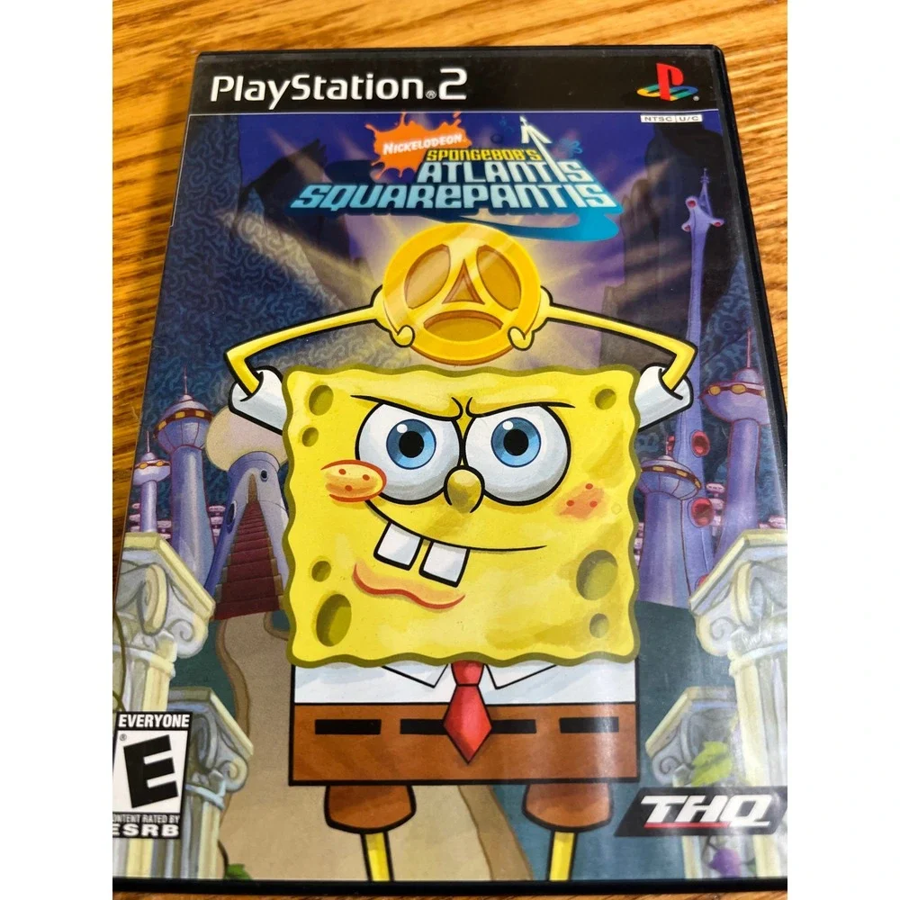 SpongeBob SquarePants Atlantis SquarePantis Sony PlayStation 2 PS2 CIB 2007 THQ